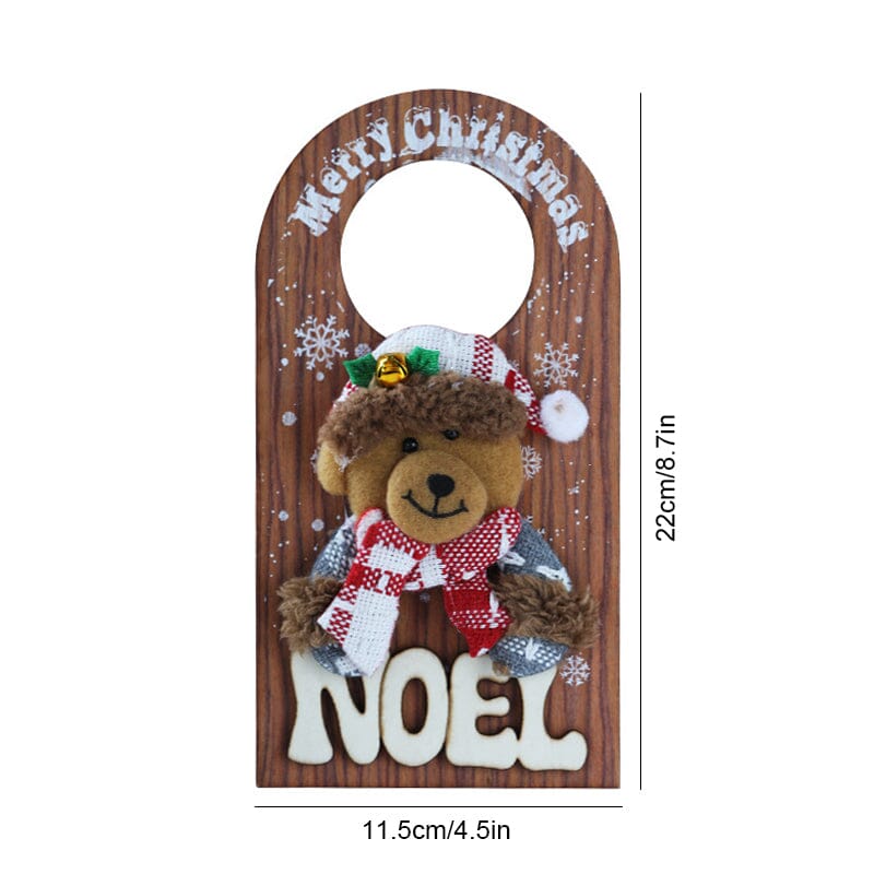 Personalized And Creative Christmas Doorknob Ornament