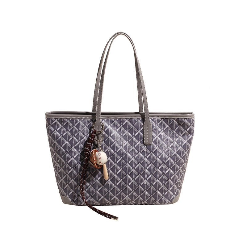 New Arrival Dog Teeth Shopping Bag Ladies Work Commuter Bag Large Capacity Totes 2024 Autumn New Women's Bags