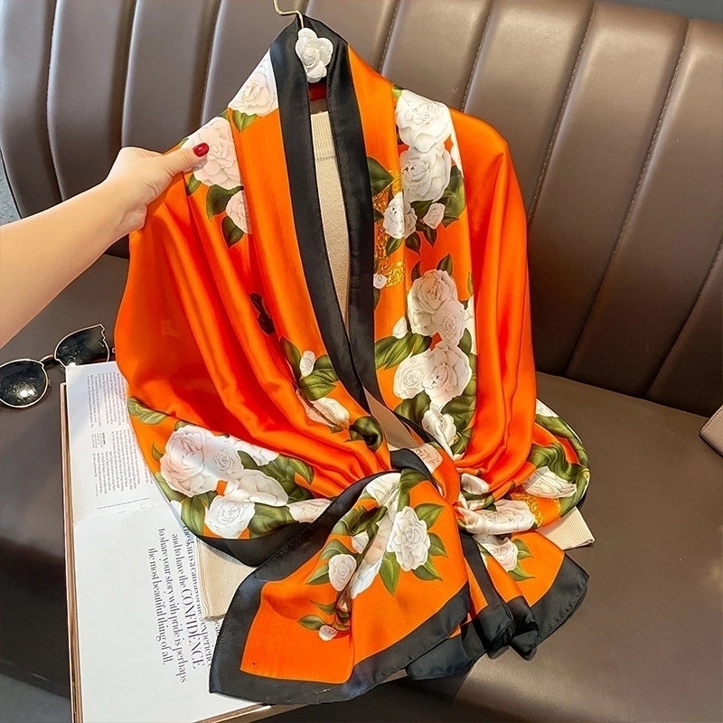 Fashion Silk Scarf (707 Main Color) Nhcj0164-707 Main Color
