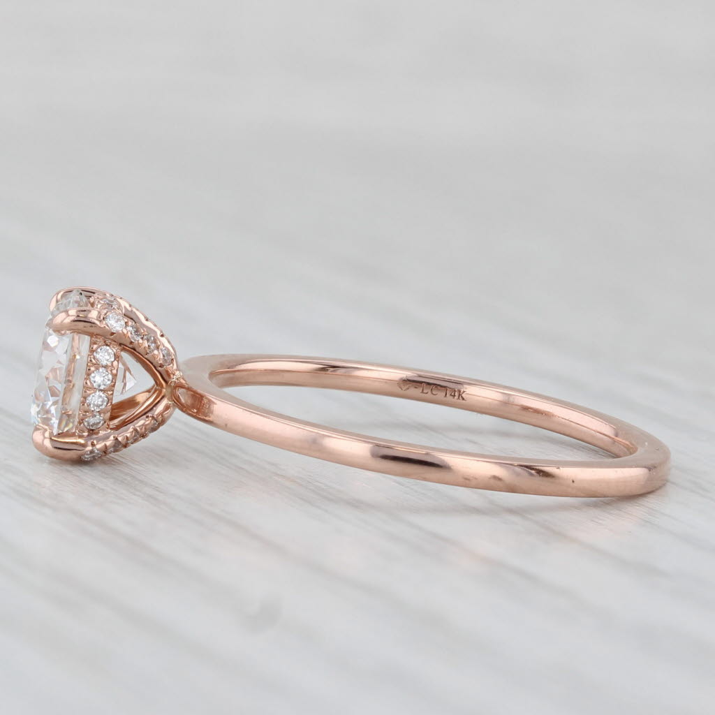 Brilliant Earth 1.85ctw Round Lab Grown Diamond Solitaire Ring 14k Rose Gold Box