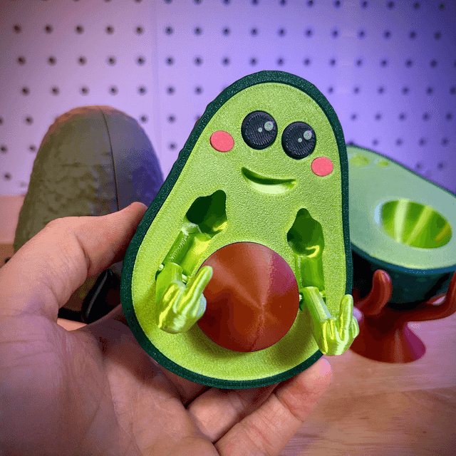 3D Printed Bad Avocado