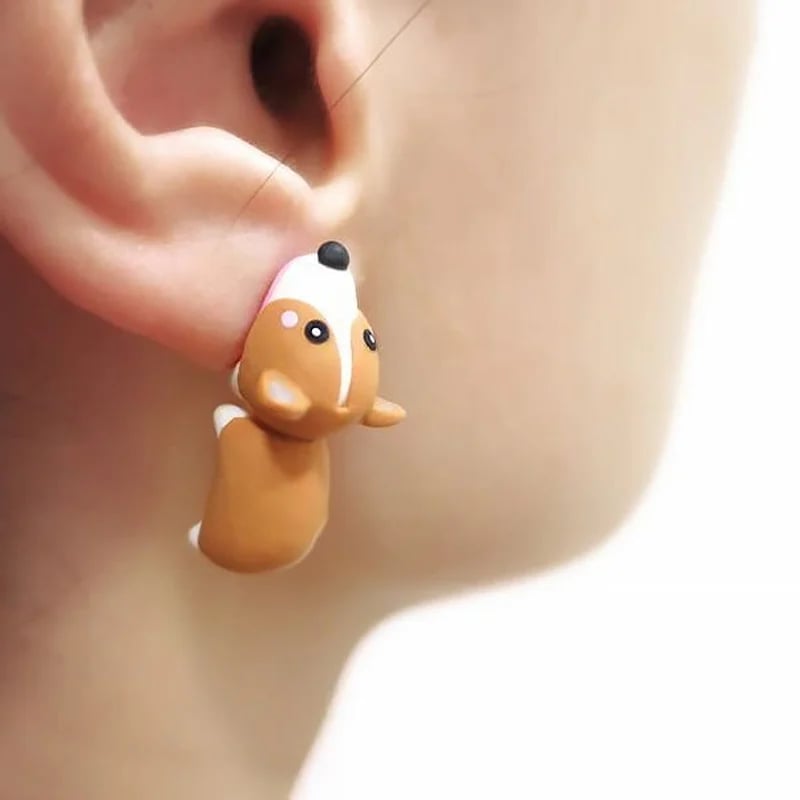 🎁Cute Animal Bite Earrings