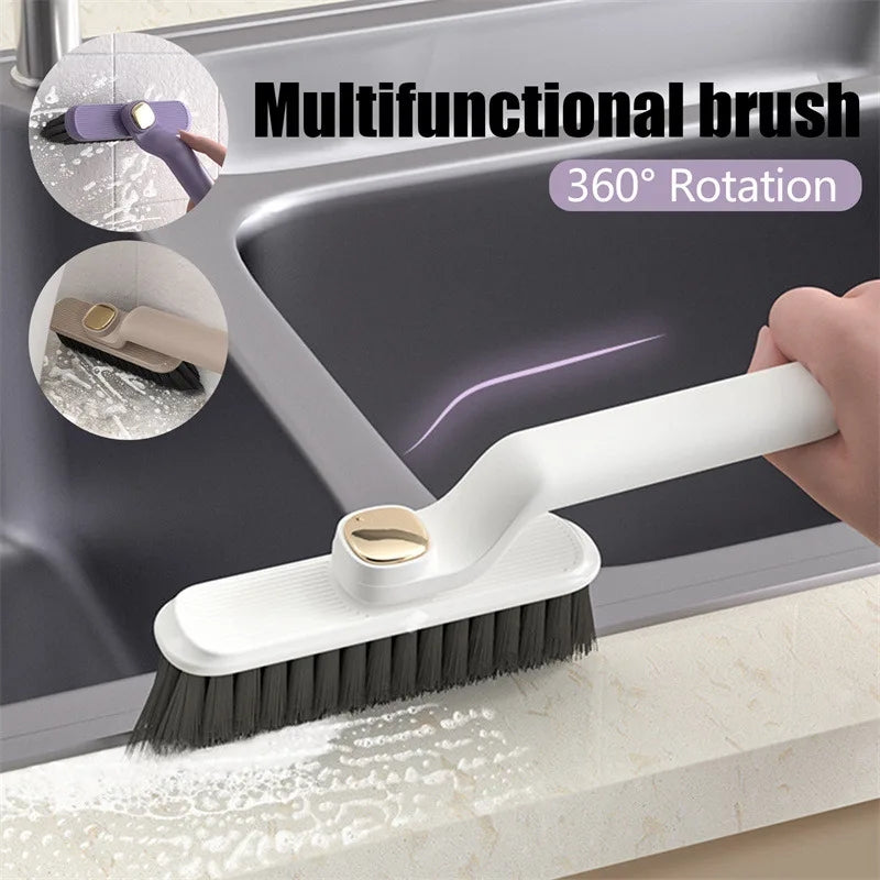 ROTATING CLEANING BRUSH WITH TWEEZERS