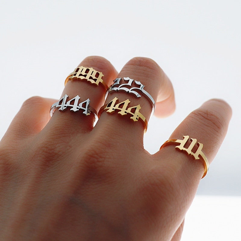 Lucky Angel Number Rings