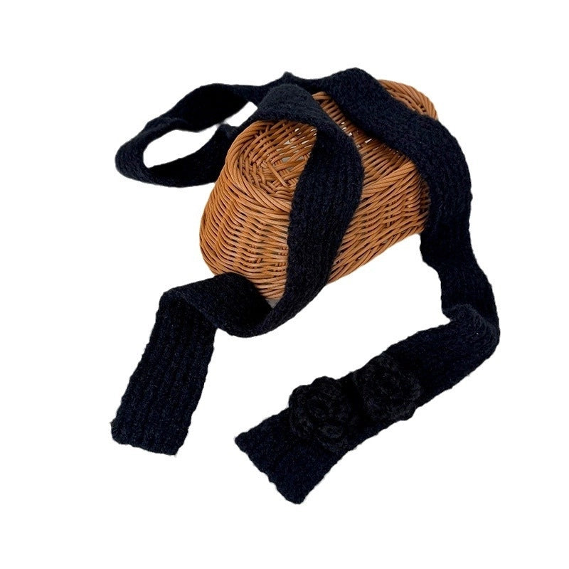 Women's Sweet Solid Color Polyester Scarf