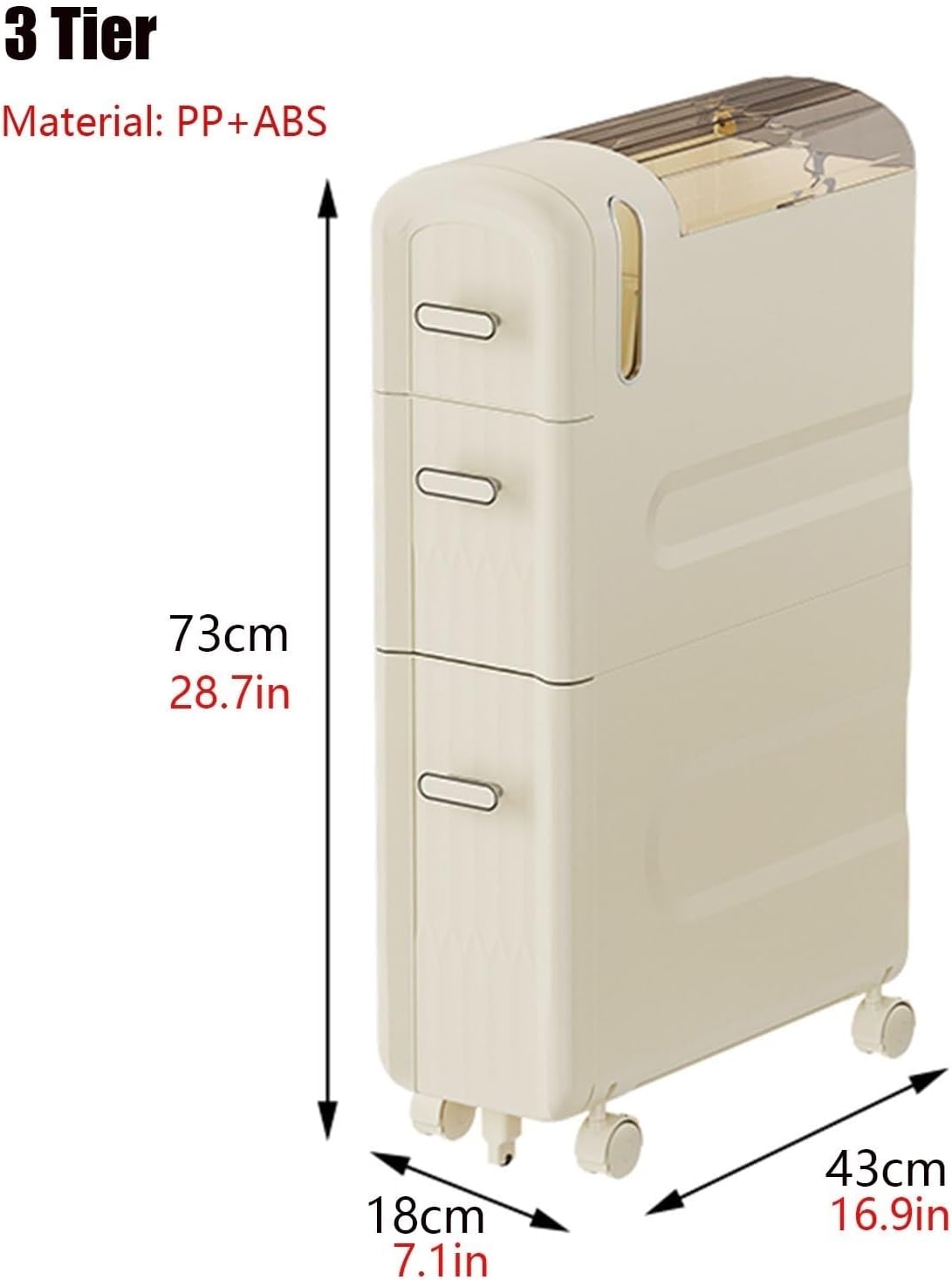 Multifunctional Bathroom/Laundry/Bedroom/Kitchen Organizer Side Corner Unit. Floor Cabinet