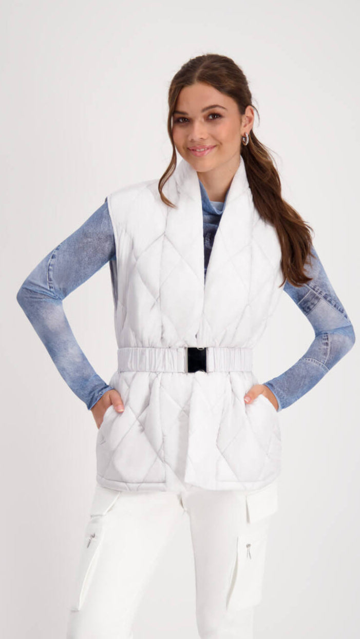 Shawl Collar Waistcoat - Cloudy Grey