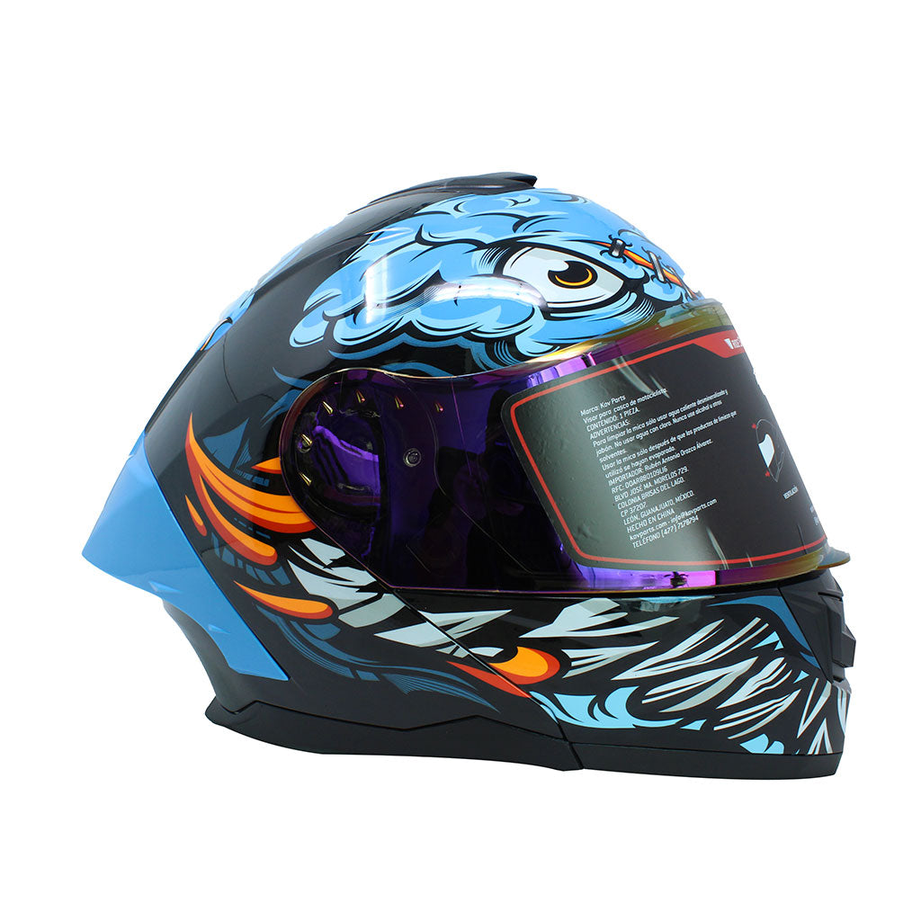 Casco Rush Brainy Azul