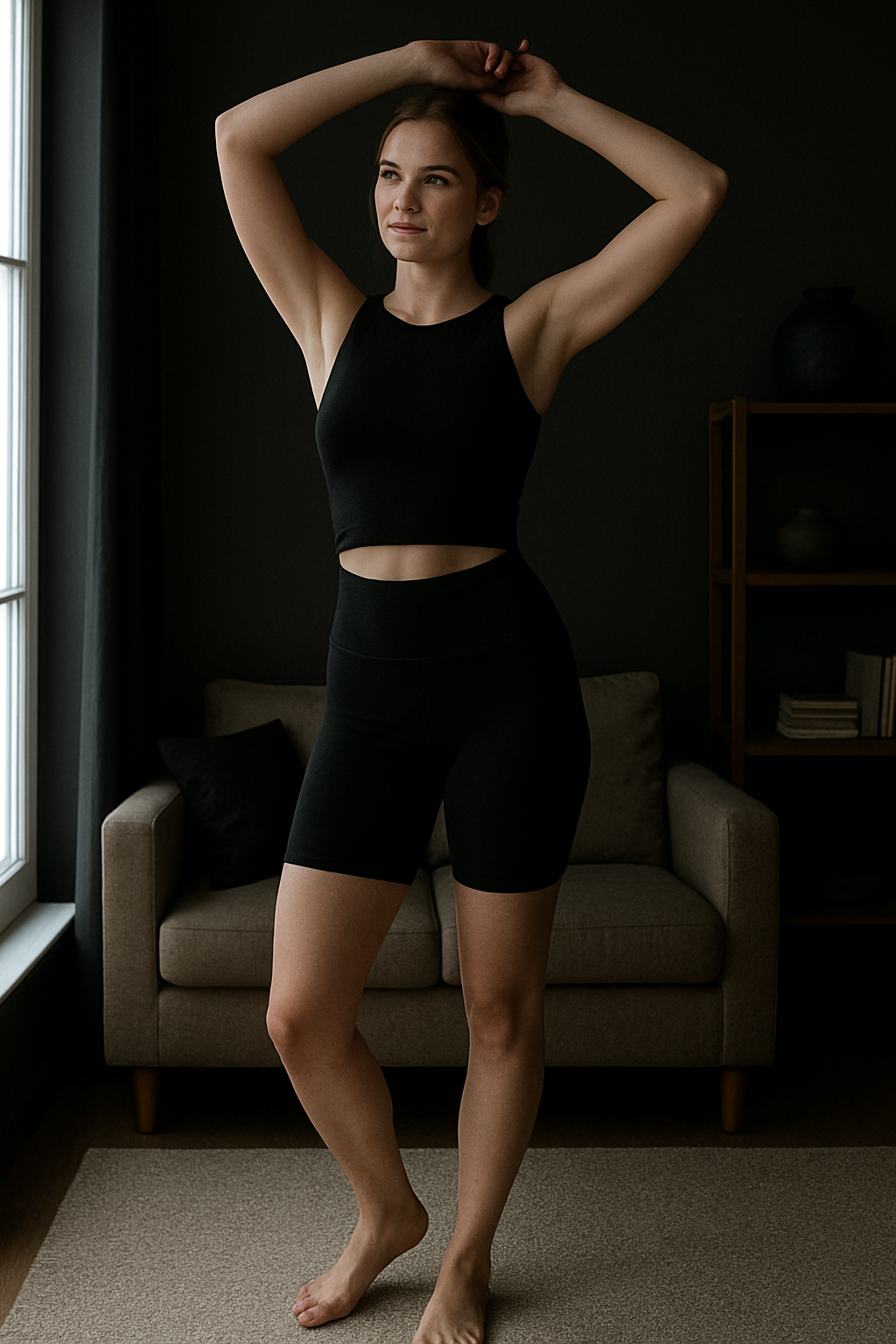 Minimalist High Rise Athletic Shorts