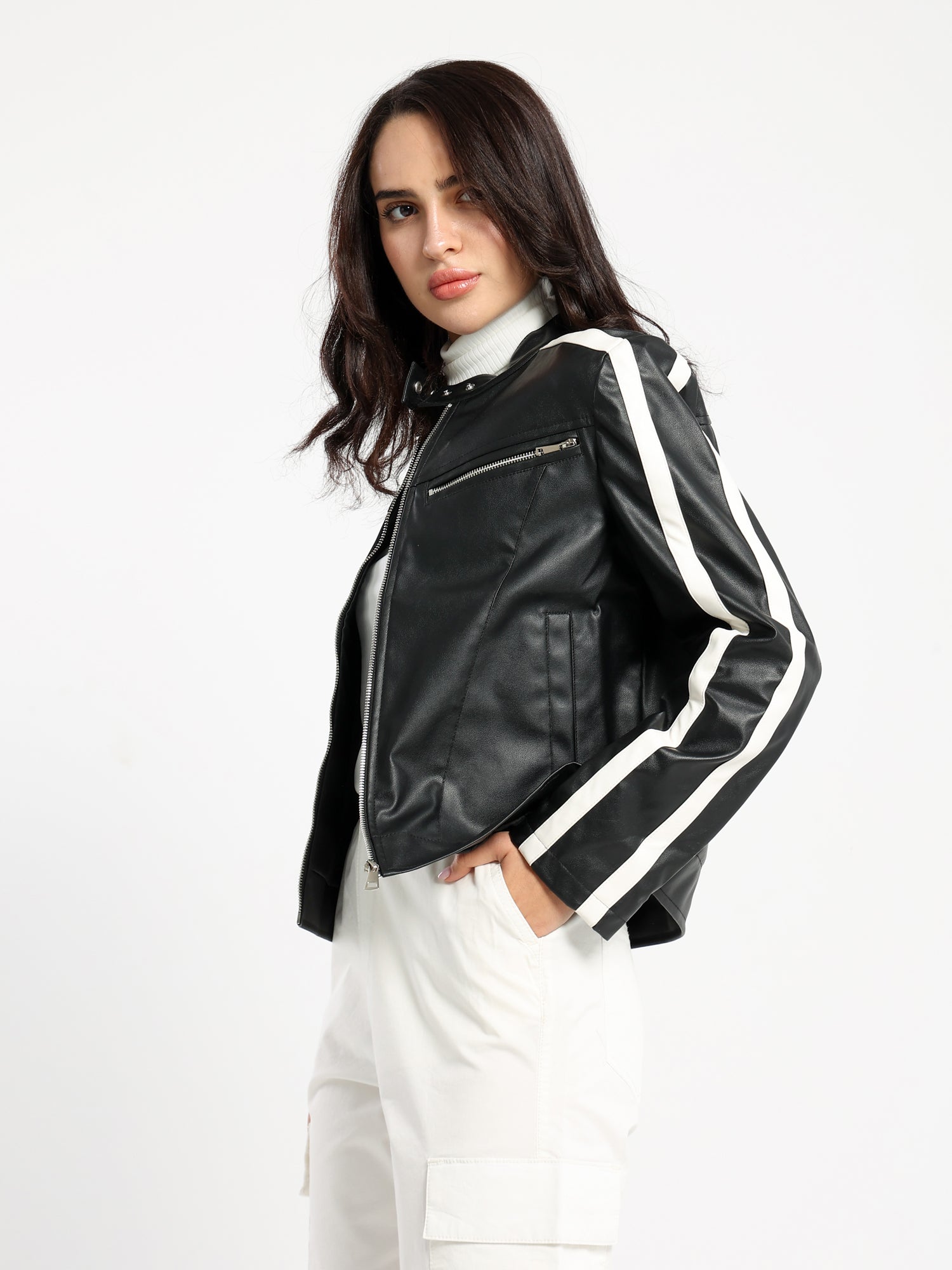 Color Block Casual Jacket