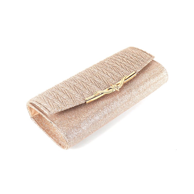 Gift Bag Chain Bag Women's Dinner Banquet Bag Women's Dinner Banquet Bag Solid Color Clamshell Wedding Banquet Bag