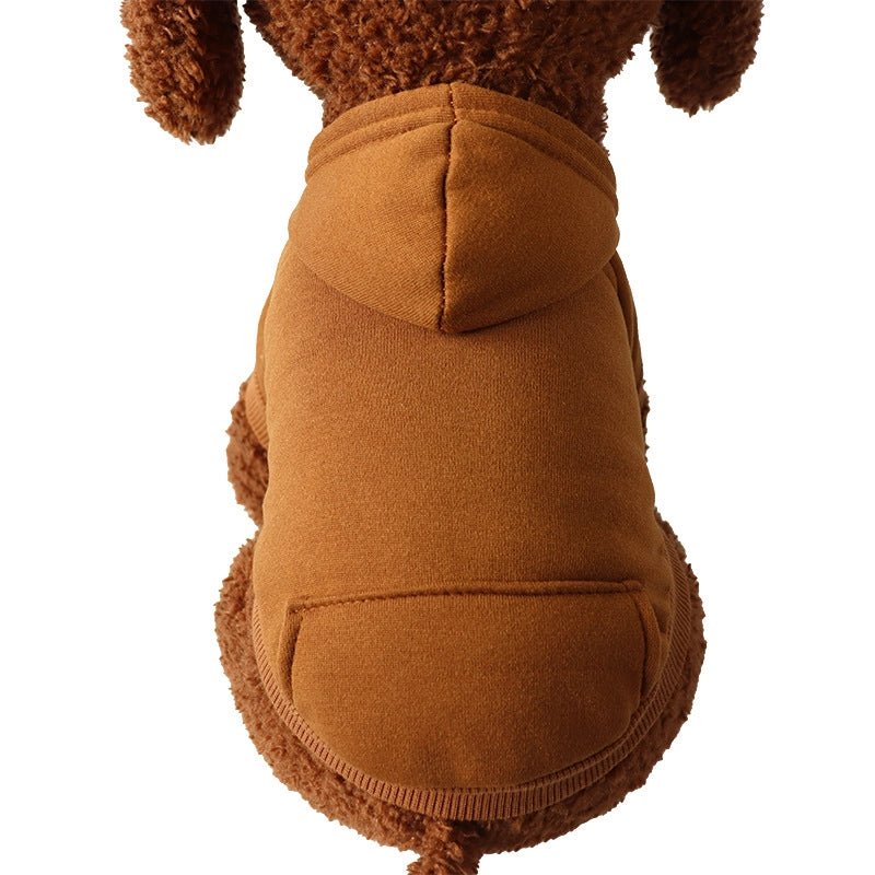 Pet Clothing Autumn And Winter Sweater Pocket Two-legged Clothes Sports Wind Dog Cat Clothes Pet Supplies Manufacturers
