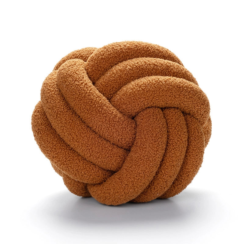 Fashion Solid Color Plush Throw Pillow
