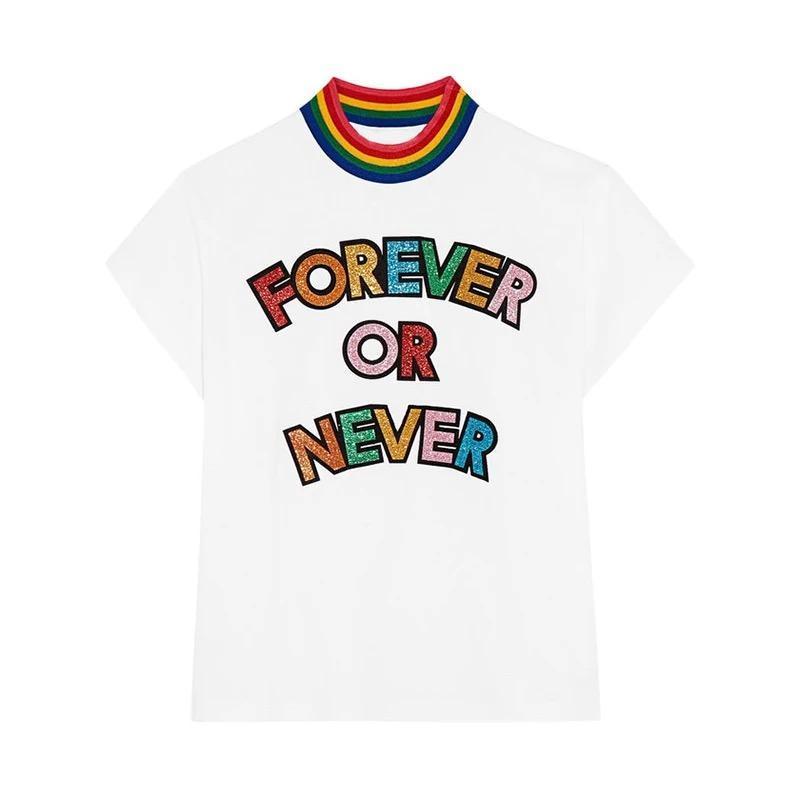 Forever or Never Holographic Tee