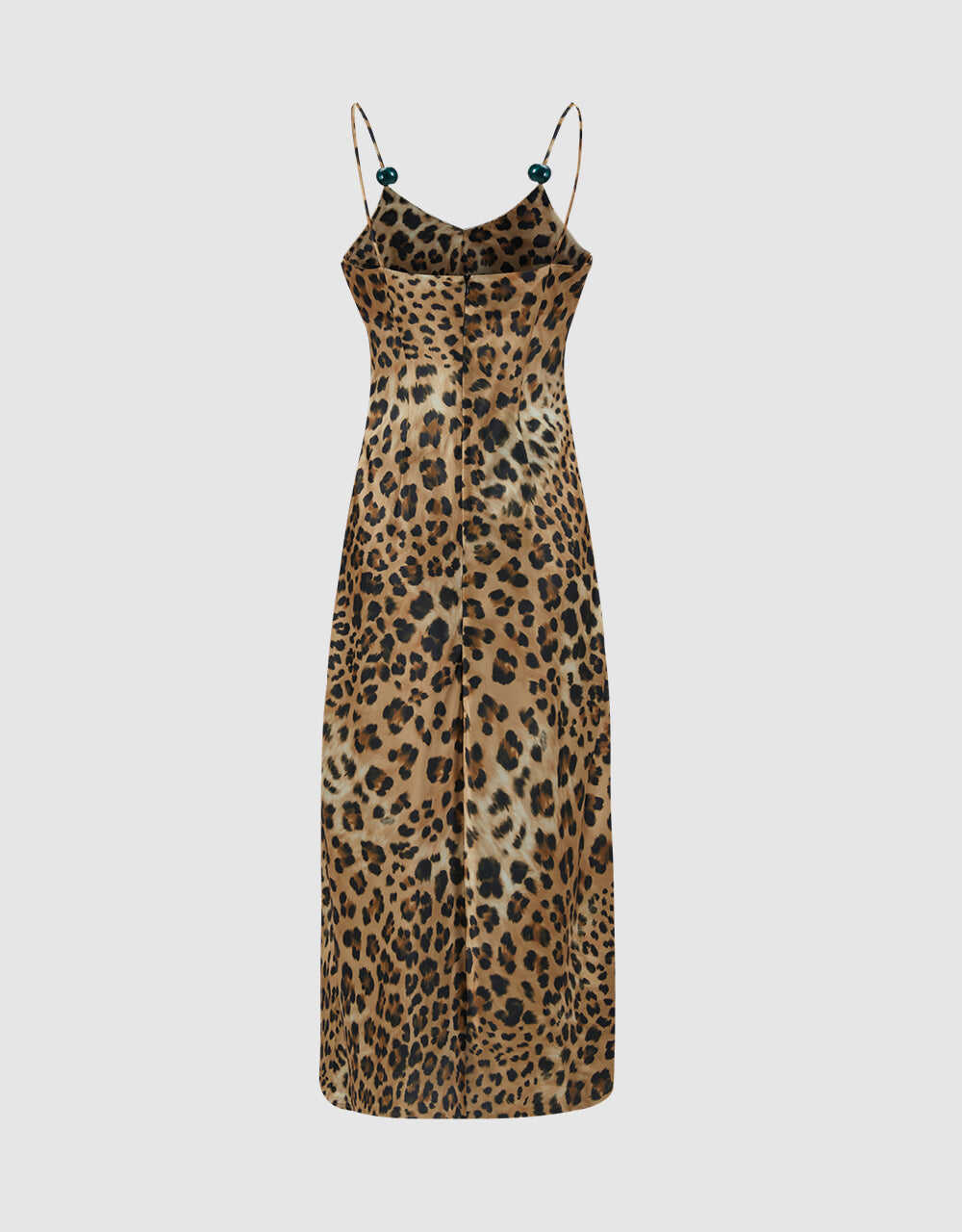 VESTIDO CON ESTAMPADO DE LEOPARDO