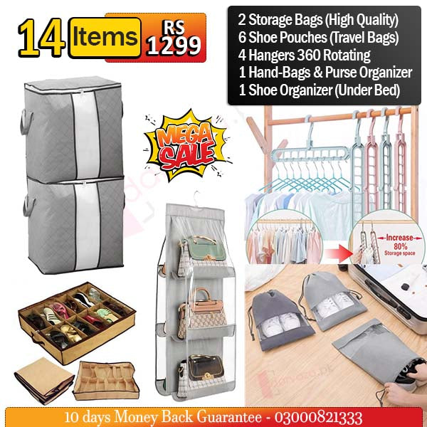 14 in 1 deal for Storage & Organization