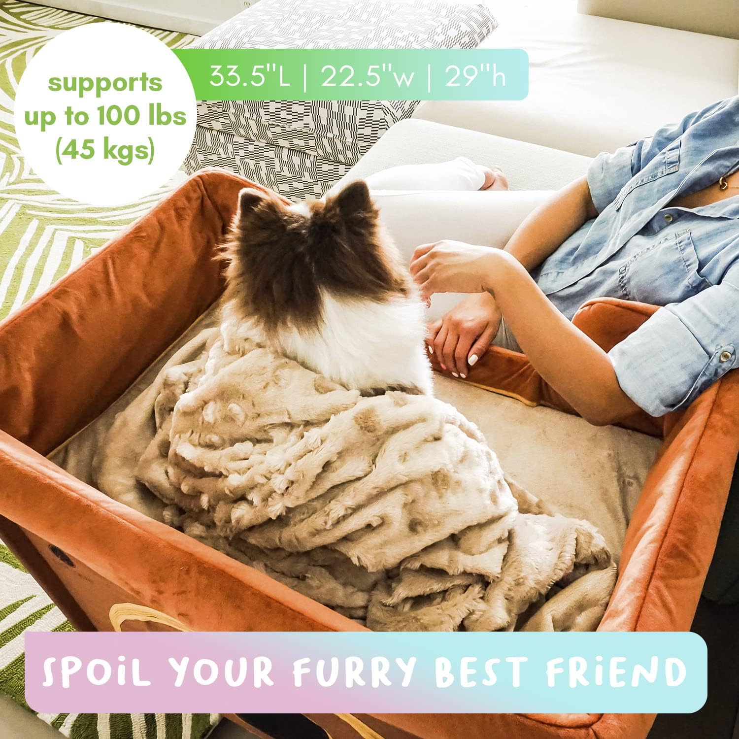 PETIQUE Bedside Lounge Pet Bed