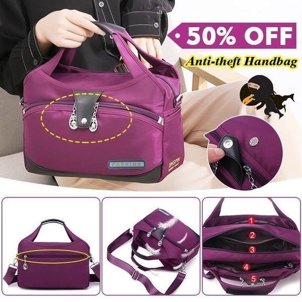 Fashion anti-theft handbag