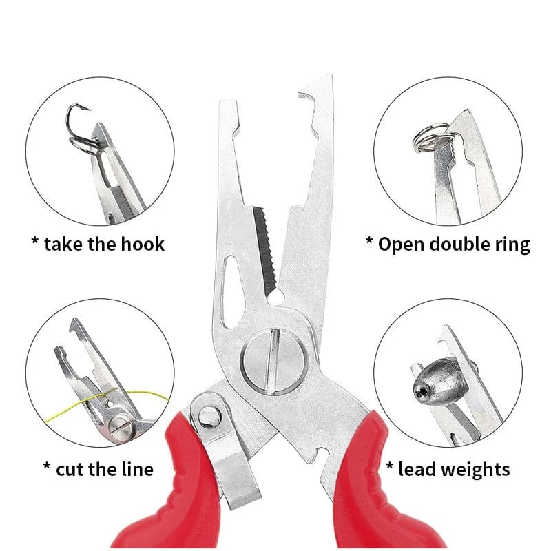 Multifunctional fishing pliers set(  Plier+Anti-drop cord+bag)