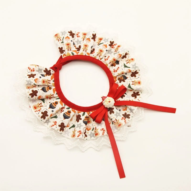 Cute Christmas Santa Claus Snowman Pet Accessories