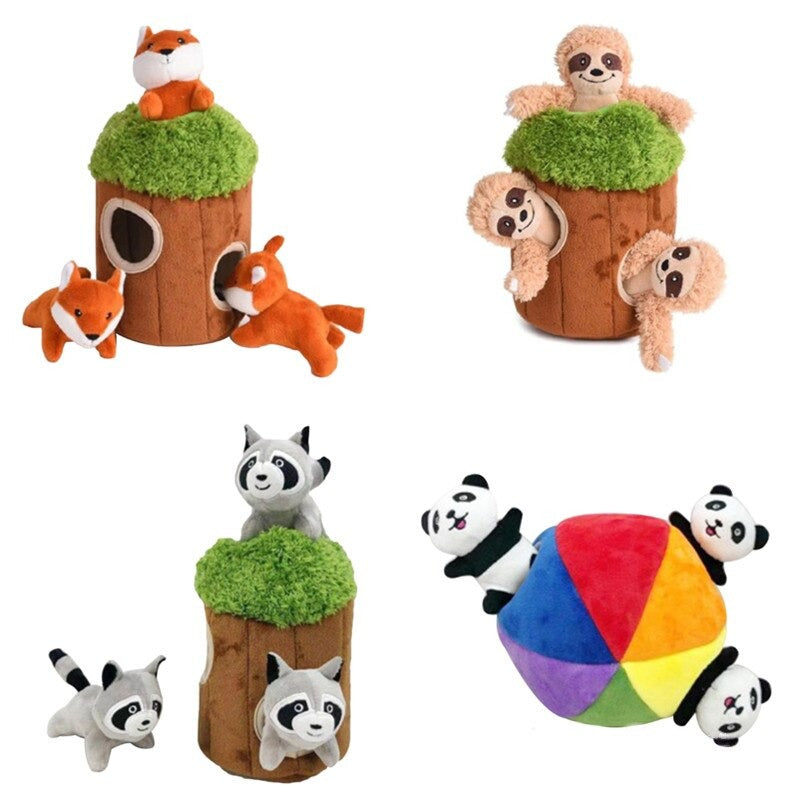 Creative Tree House Dog Toys