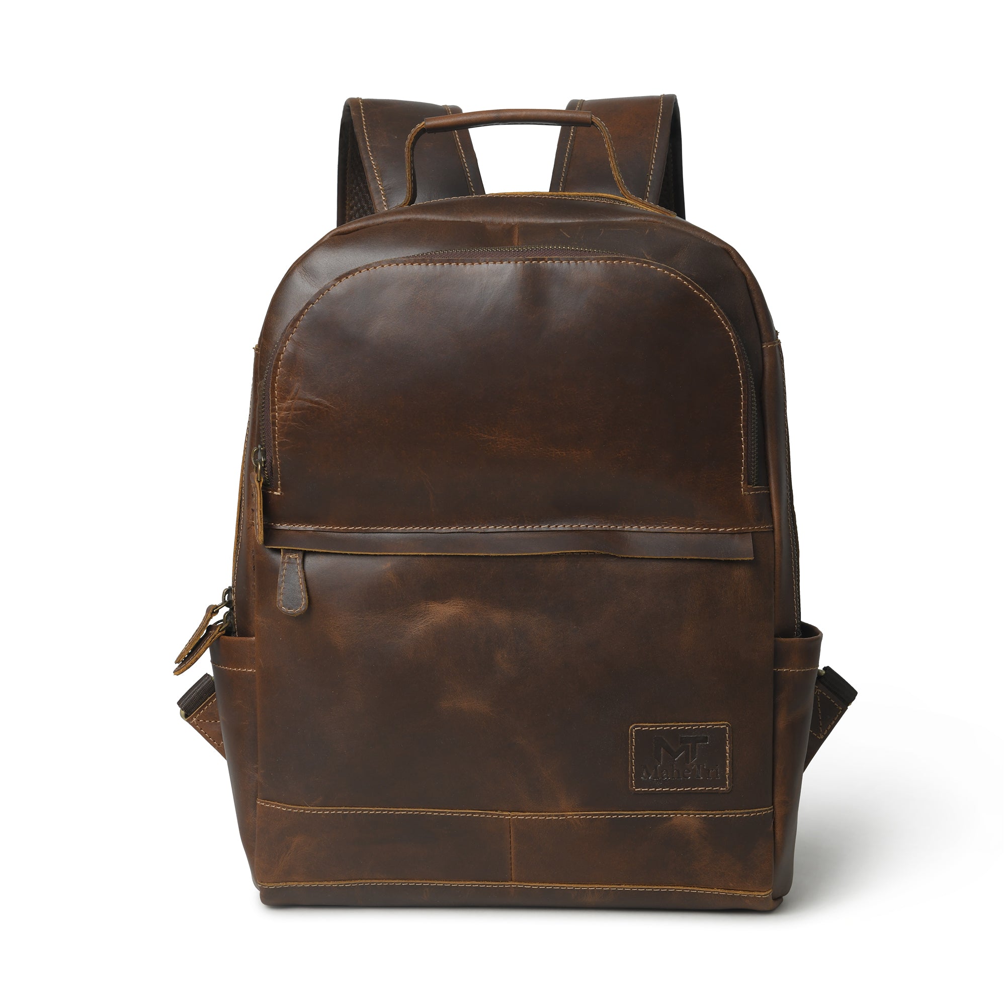 Unisex Buffalo Leather Backpack