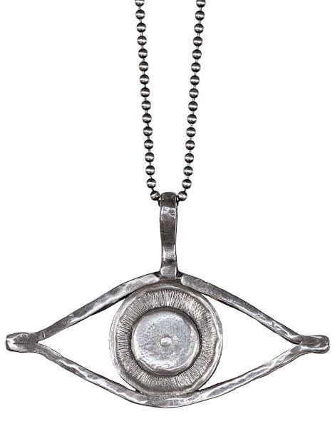 Evil Eye Necklace - Silver or Bronze