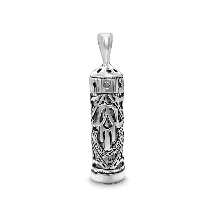 Hamsa Mezuzah Necklace