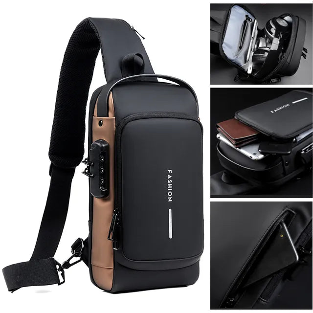 Fashion Men Sling Bag Pack