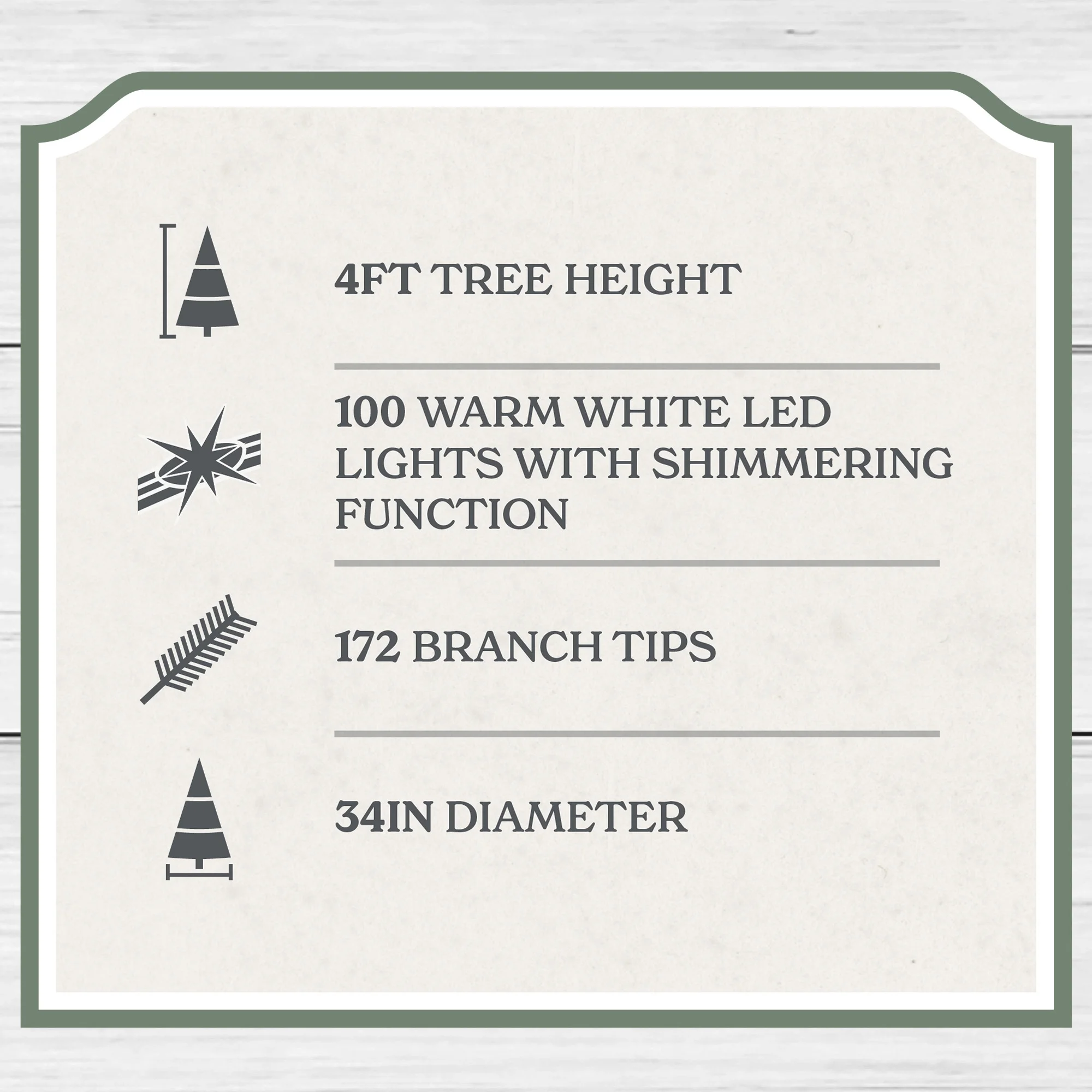 ✨Buy 2 Free Shipping💝4' Pre-Lit Green Cypress Artificial Christmas Potted Tree with 100 Warm White Twinkle LED Lights
