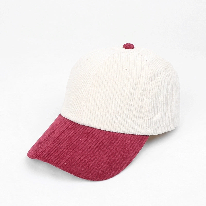 Unisex Ig Style Minimalist Color Block Curved Eaves Baseball Cap