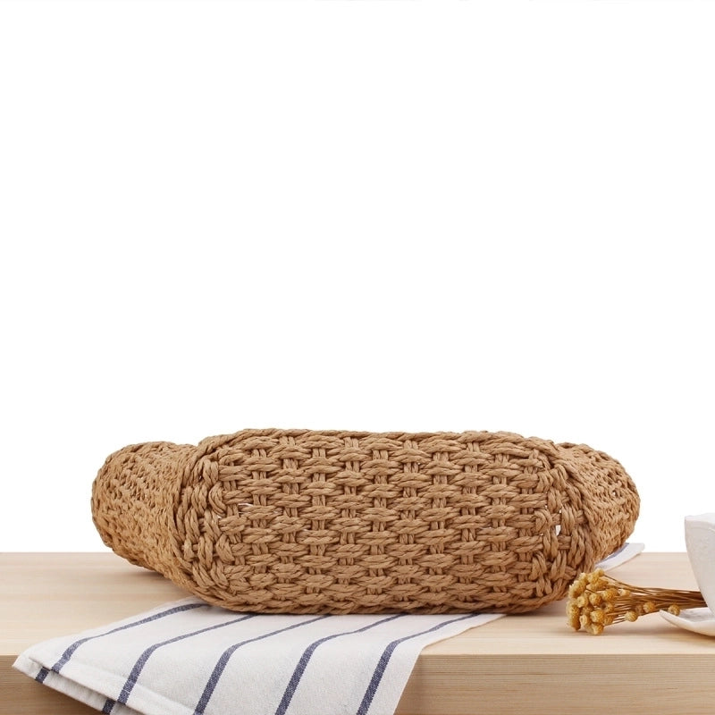 Women's Large Straw Straw Bag