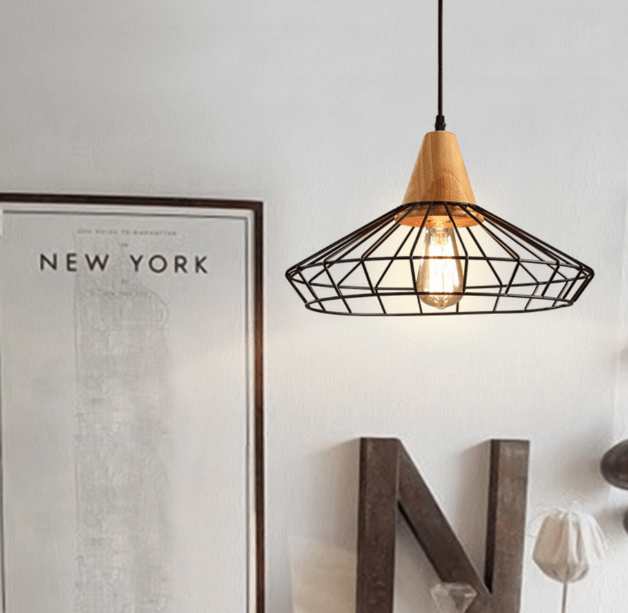 Huck 1 | Cage Pendant Light
