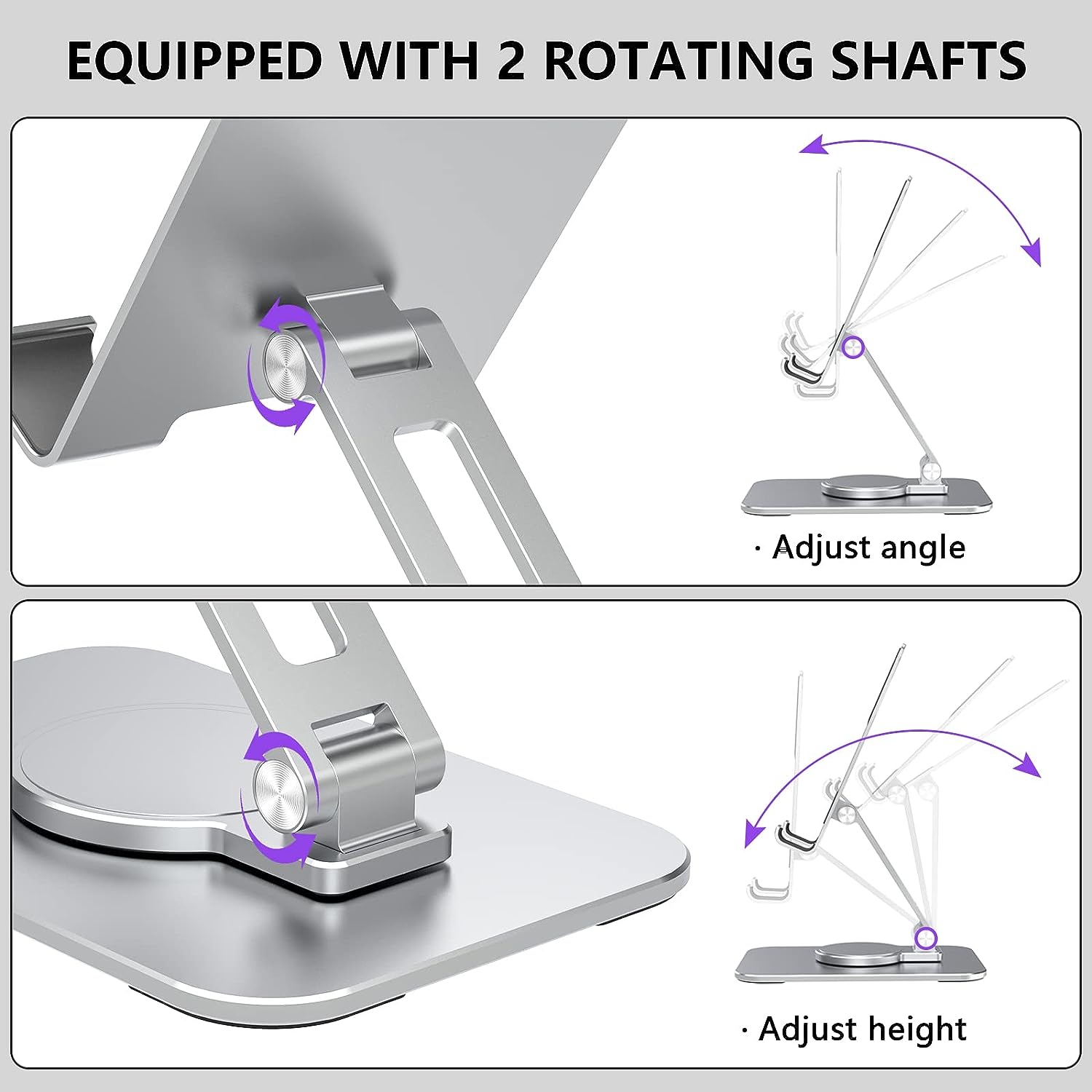 360° Rotating Foldable Phone and Tablet Holder