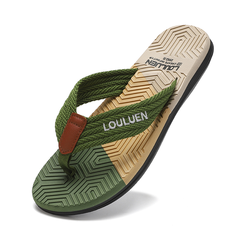 Fransikin business New Flip Flops Men Sandals 2024 New Male Shoes Thick Bottom EVA Non-slip Slippers Outdoor Beach shoes  Men Mixed Color Slippers