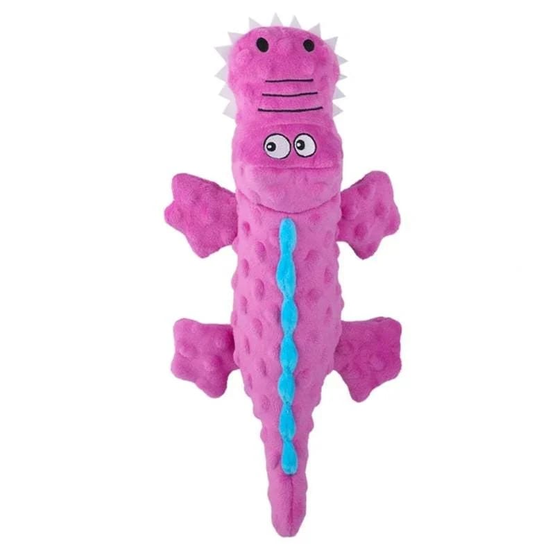 🎉Squeaky crocodile plush for aggressive chewers🐾