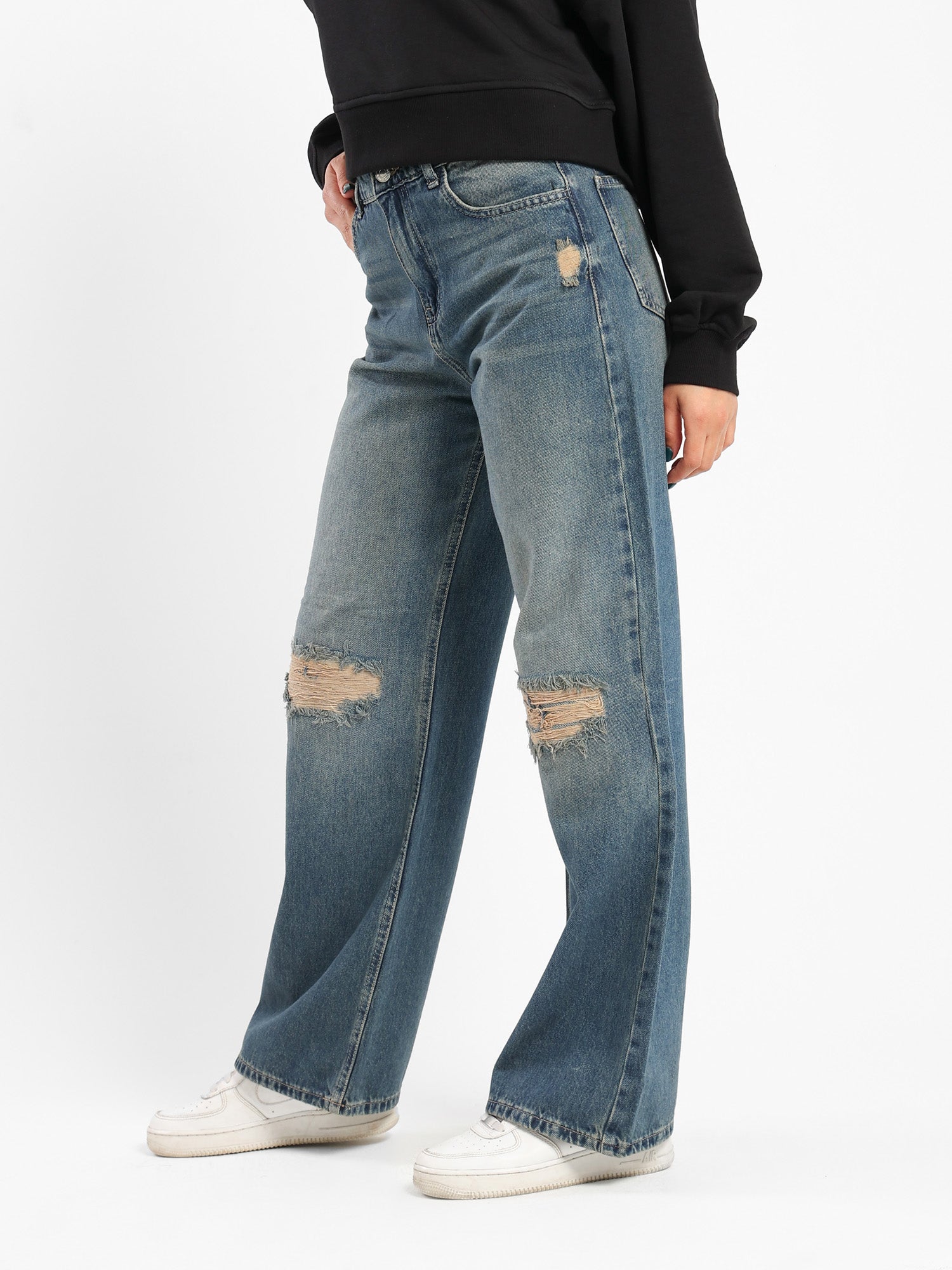 Dirty Wash Denim Jeans