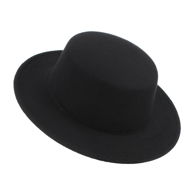 Autumn And Winter Classic Hat Fashion Style Woolen Gentleman Top Hat Personality Jazz Hat