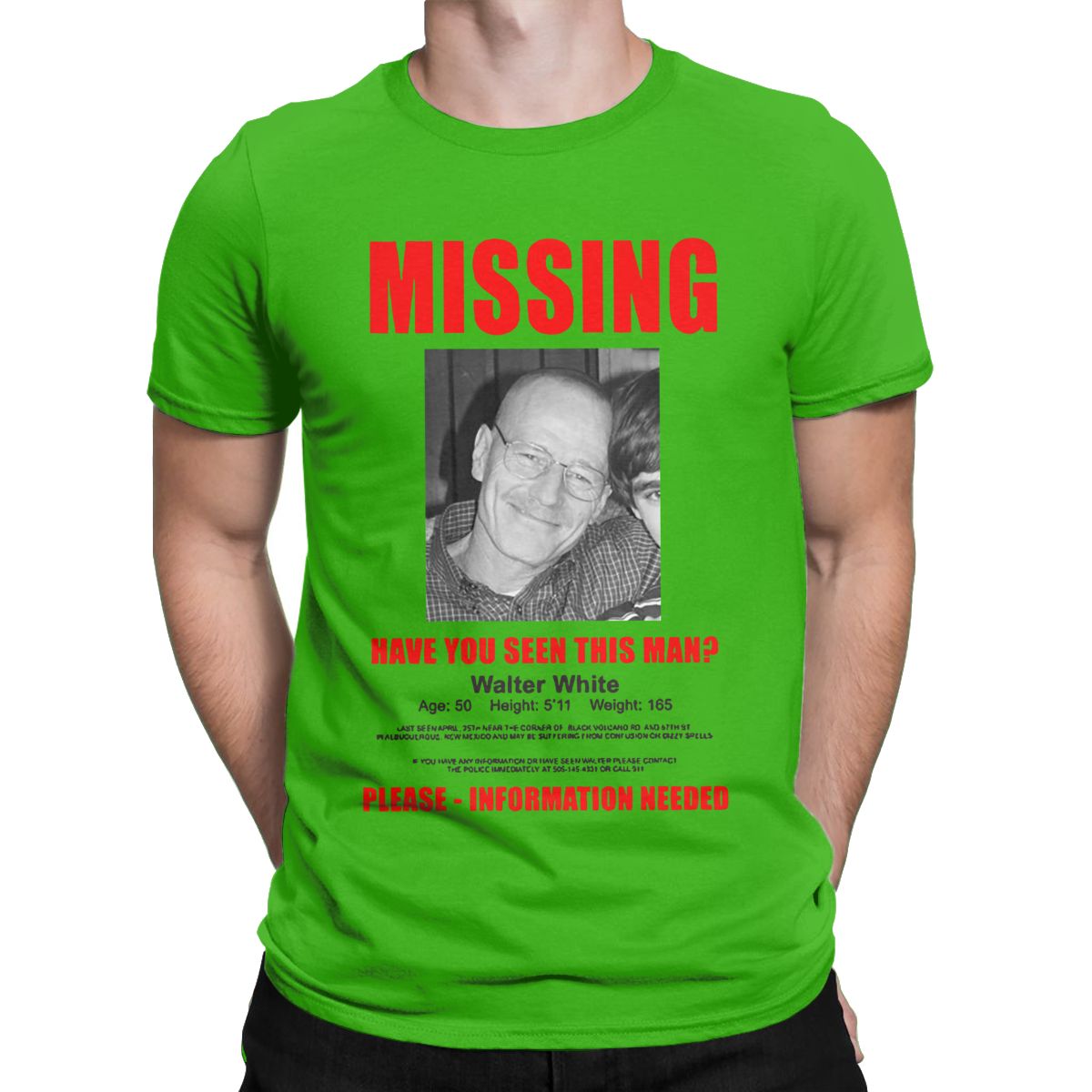 Walter White Missing Tee