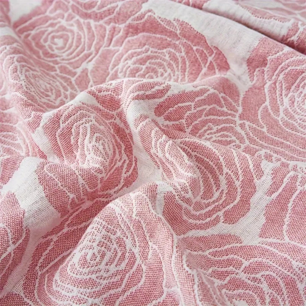 Rose Cotton Blanket