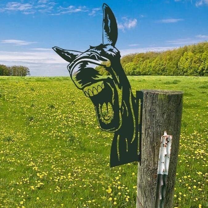 🔥Farm Peeping Animal Metal Art