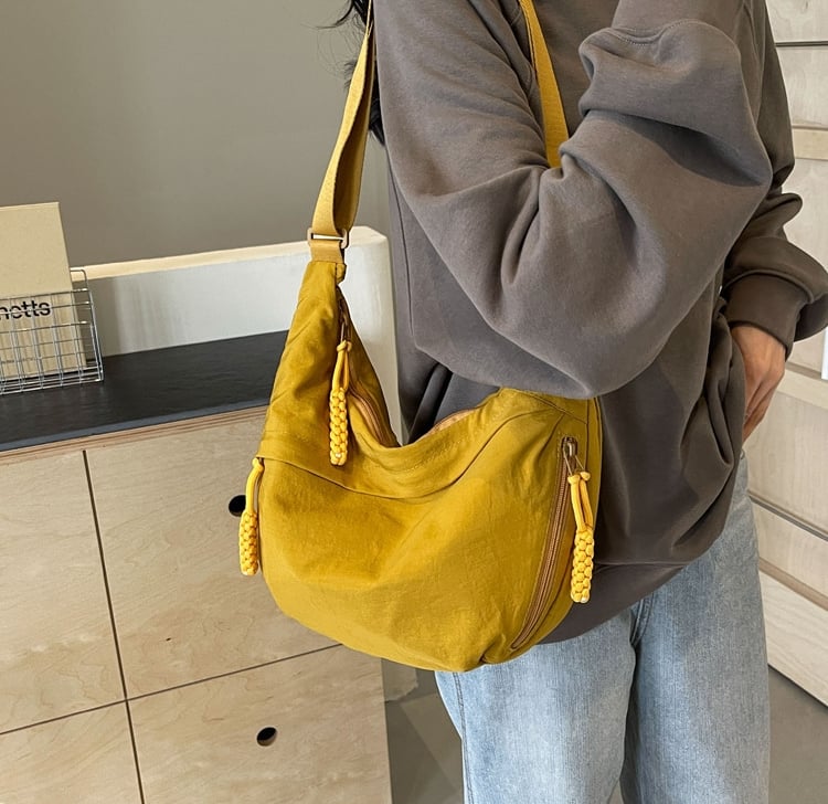 🎉Limited Offer Just ￡9.98😍Designer Direct Sales👜Women's Fashion Plain Colour Crossbody Hobo Bag