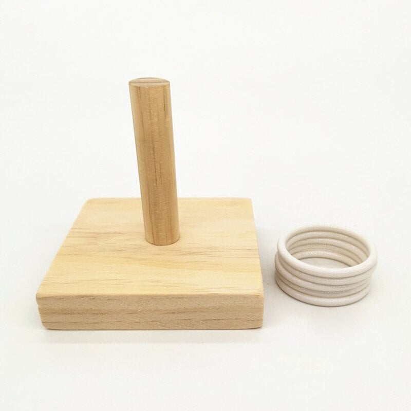 5Pcs Wooden Puzzle Toys For Birds