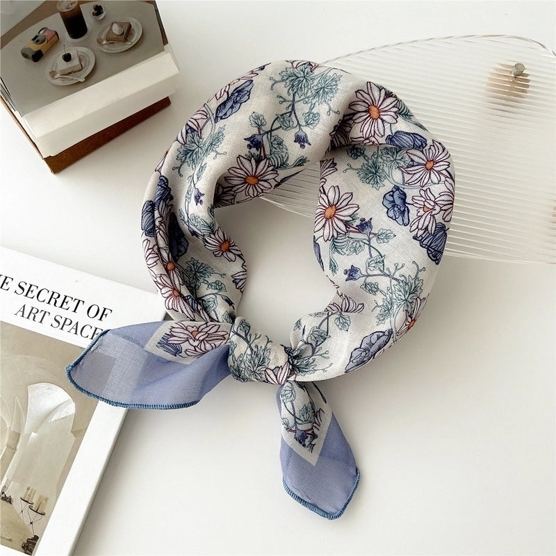 Women's Preppy Style Sweet Pastoral Fruit Polyester Kerchief
