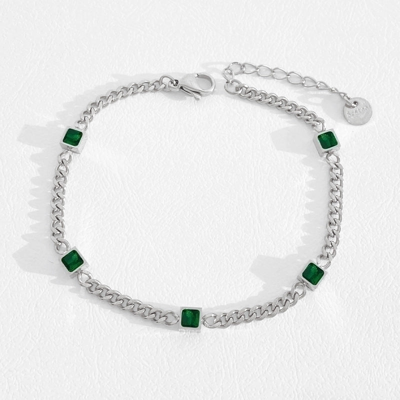 3 Pieces Casual Minimalist Geometric 304 Stainless Steel 16K Gold Plated White Gold Plated Gold Plated Bracelets In Bulk