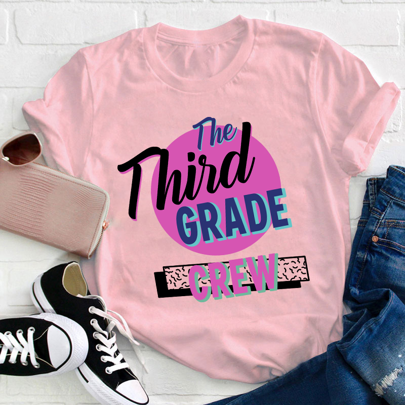 Personalized Grade Crew Teacher T-Shirt