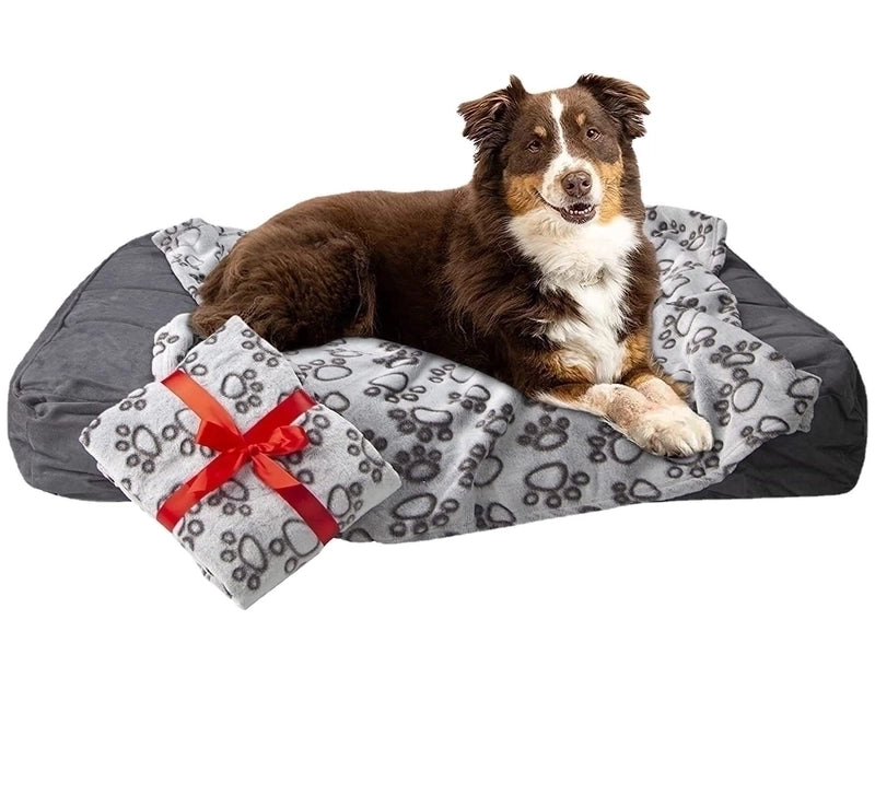 Cute Minimalist Fabric Footprint Pet Pad