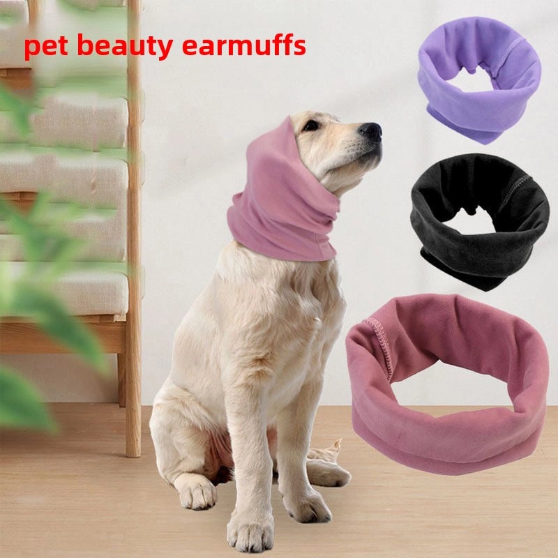 Pet Beauty Earmuffs For Cats And Dogs Universal Dog Beauty Earmuffs Noise-proof Cat Ear Sleeves High Elastic Soft Warm