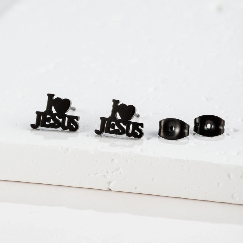 1 Pair Minimalist Classic Style Geometric Polishing Plating 304 Stainless Steel 18K Gold Plated Ear Studs
