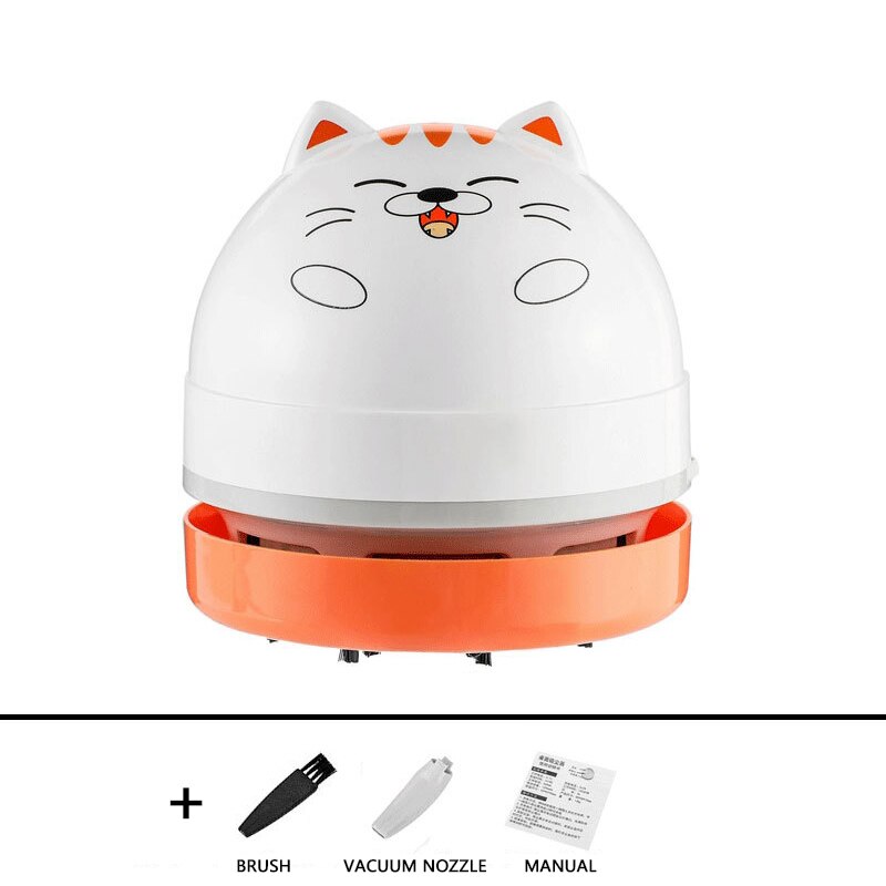 Kawaii Mini Desktop Vacuum Cleaner